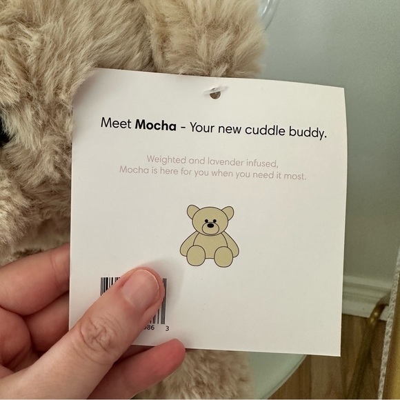 NWT Nomisk Weighted Lavender Scented Bear - Picture 2 of 4